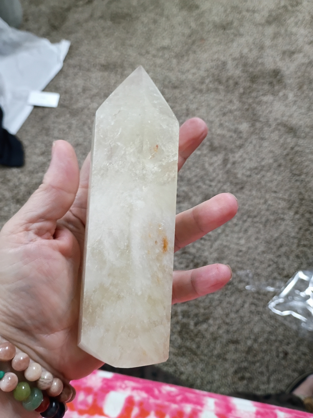 Citrine Tower 6.5 X 3 Inches